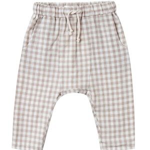 Rylee + Cru Gingham Hawthorne Trouser 2/3 Y